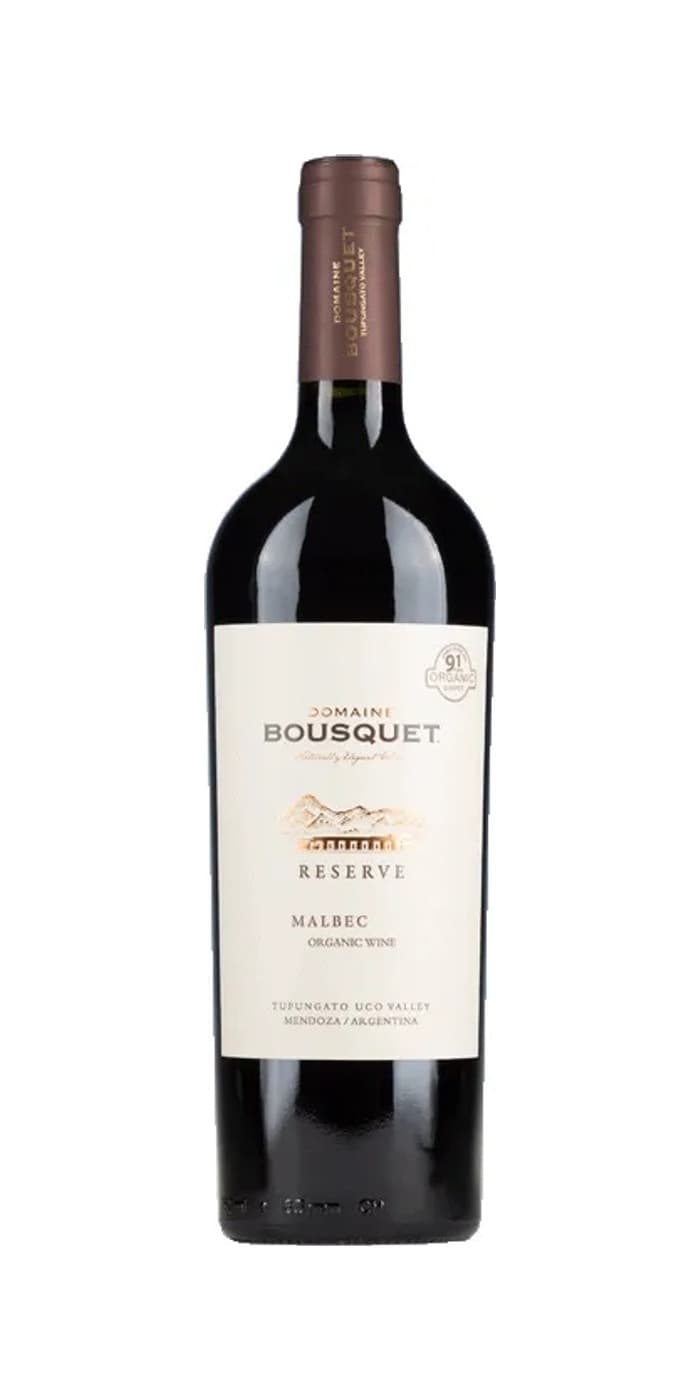 Botella de Malbec Reserva, Domaine Bousquet