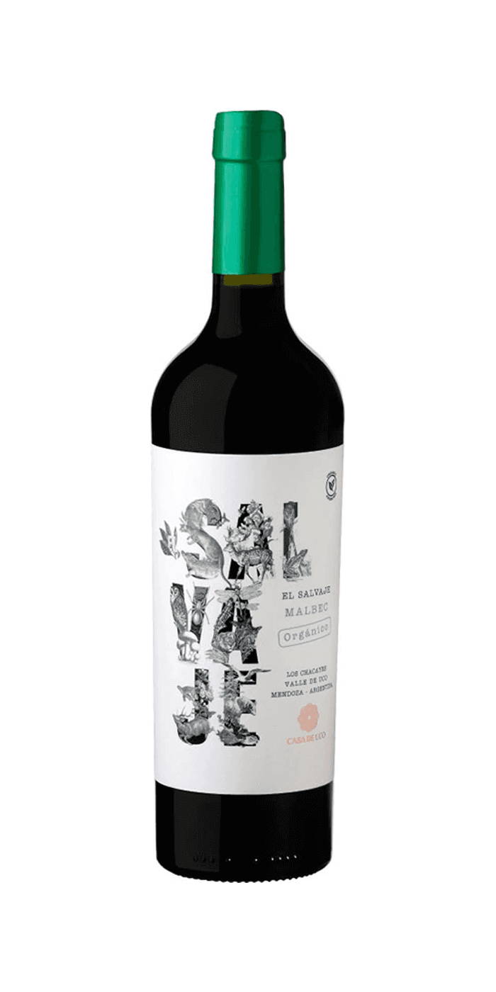 Botella de El Salvaje Orgánico, Casa de Uco