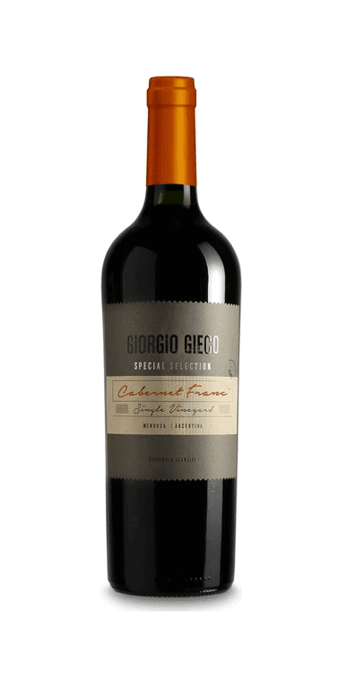 Botella de Cabernet Franc Special Selection, Bodega Gieco