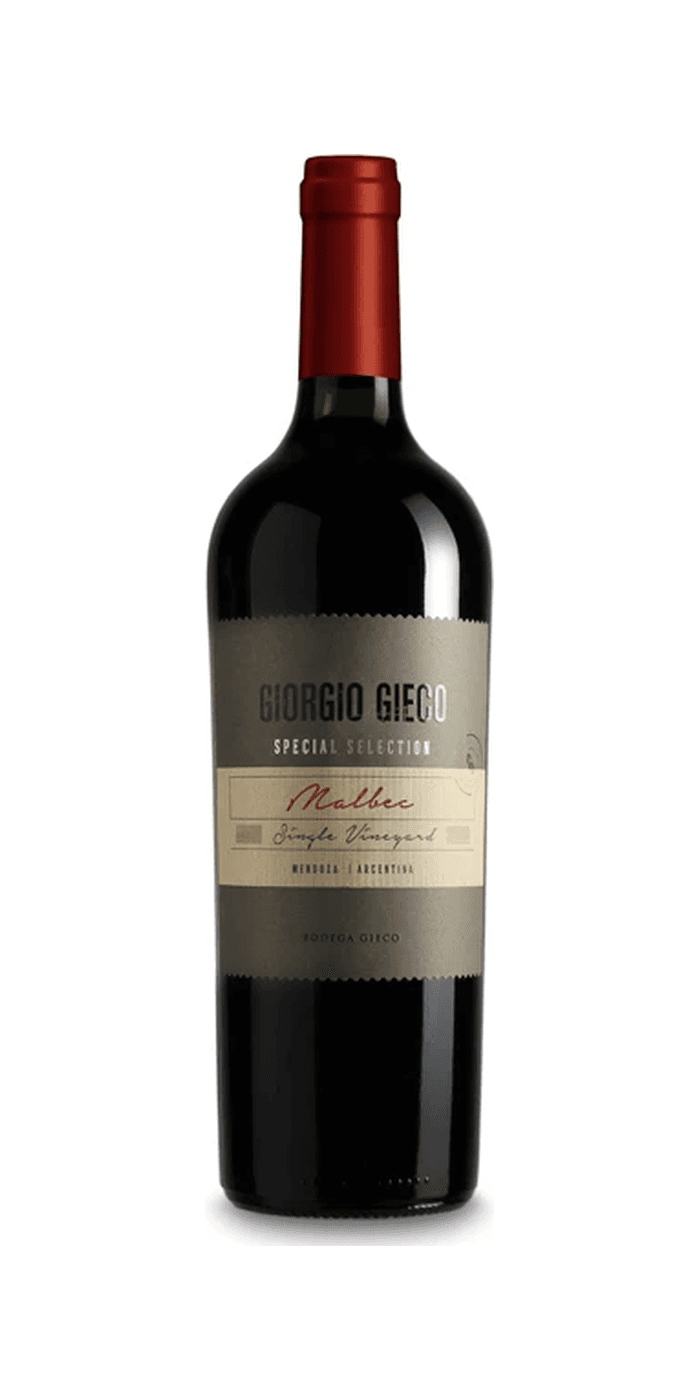 Botella de Malbec Special Selection, Bodega Gieco