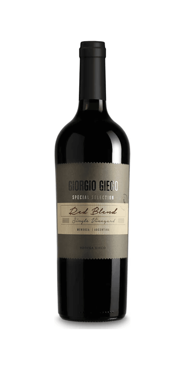 Botella de Red Blend Special Selection, Bodega Gieco