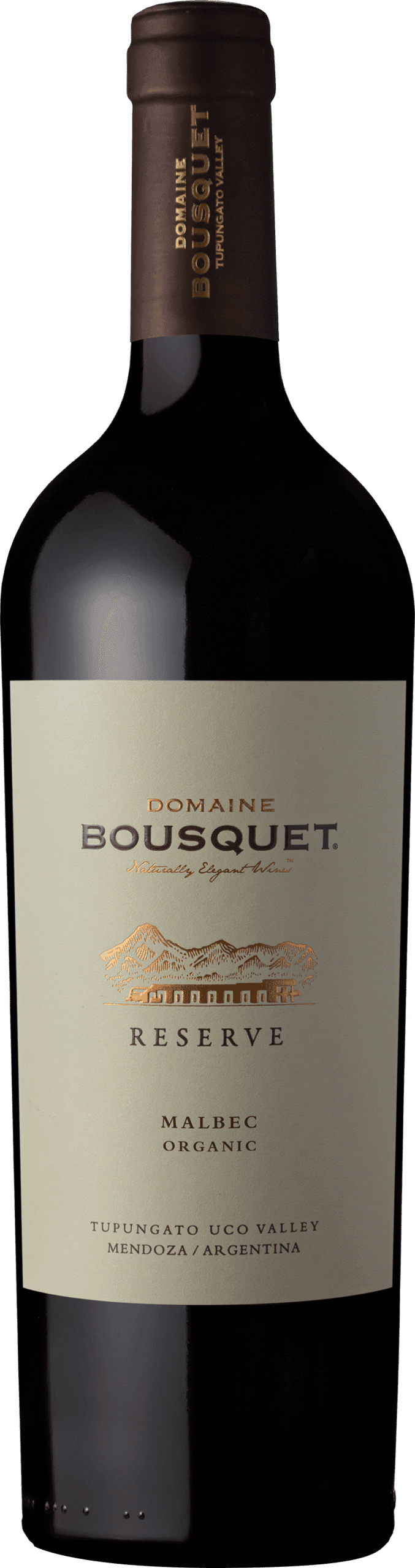 Botella de Malbec Reserva, Domaine Bousquet
