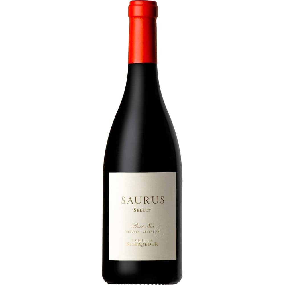 Botella de Saurus Select Pinot Noir, Familia Schroeder